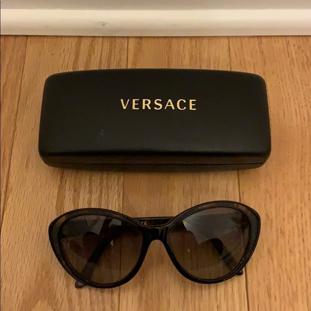 Versace sunglasses glasses with case